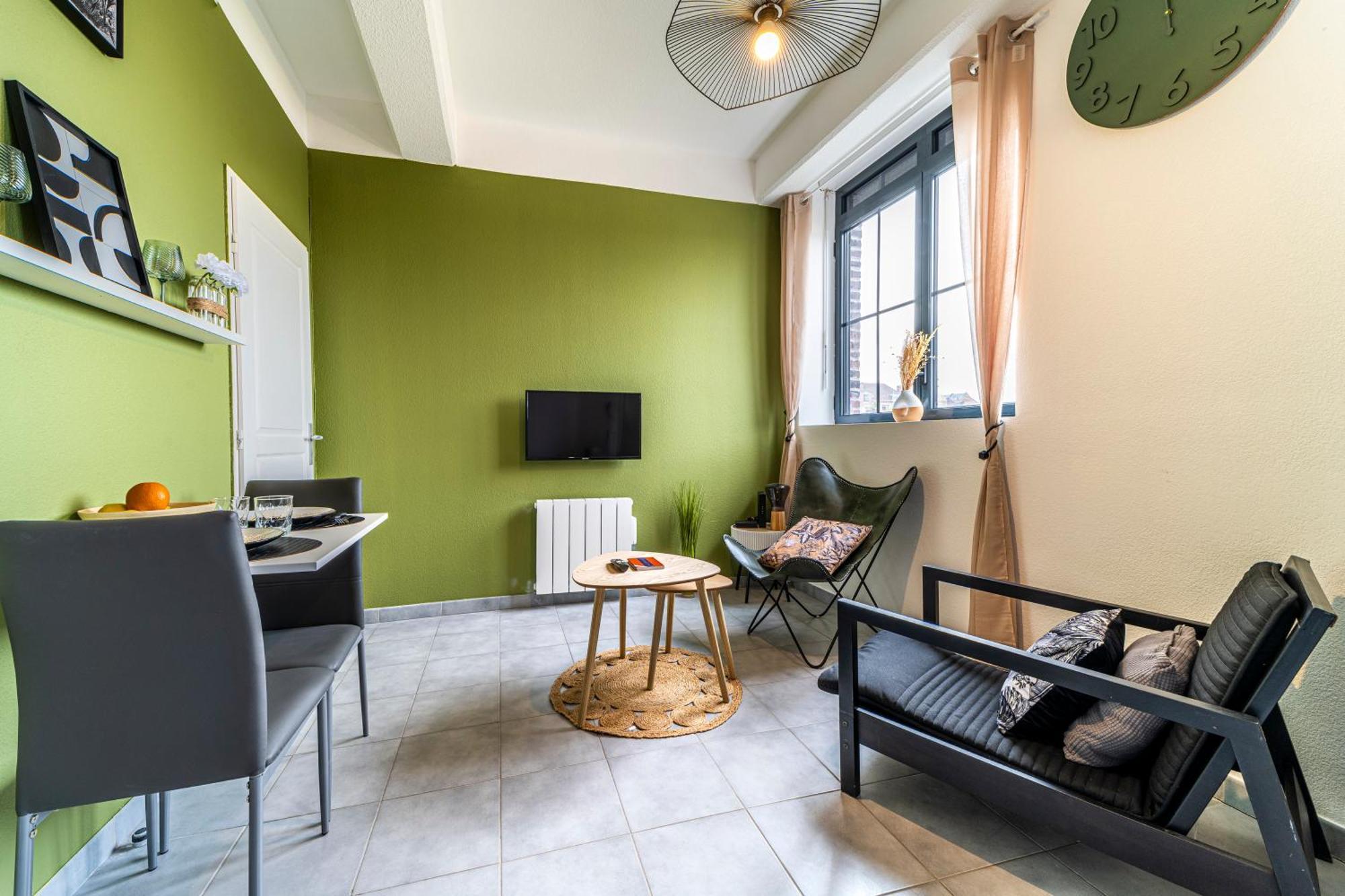 Stay Cosy Lille I Tourcoing - Appartement - Hypercentre - Parking Securise - Wifi - Netflix - Cuisine 외부 사진